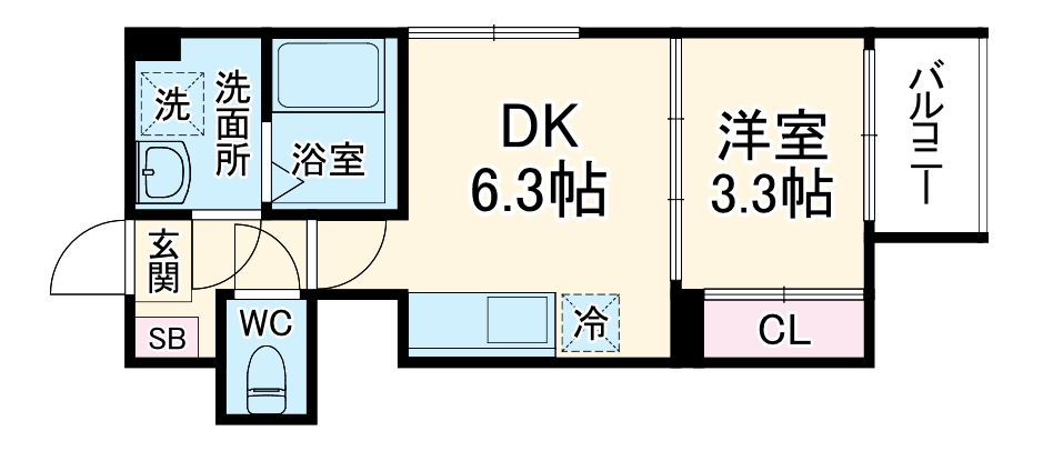 2/3 間取