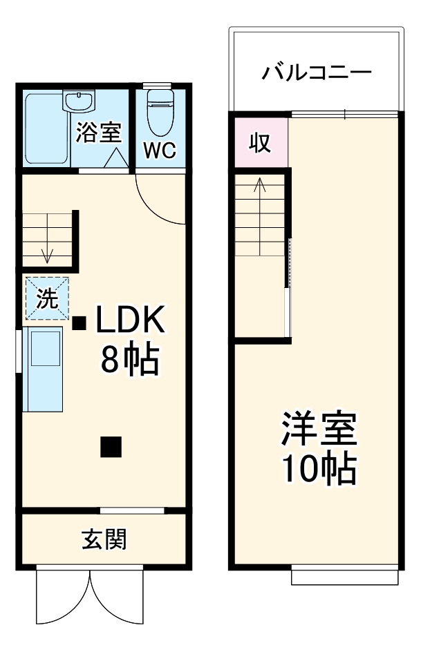 旭区今市2丁目リノベテラスの間取り