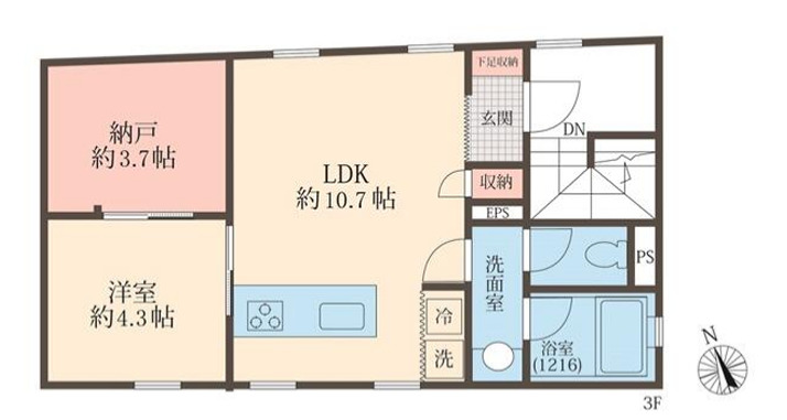 テラス松庵の間取り