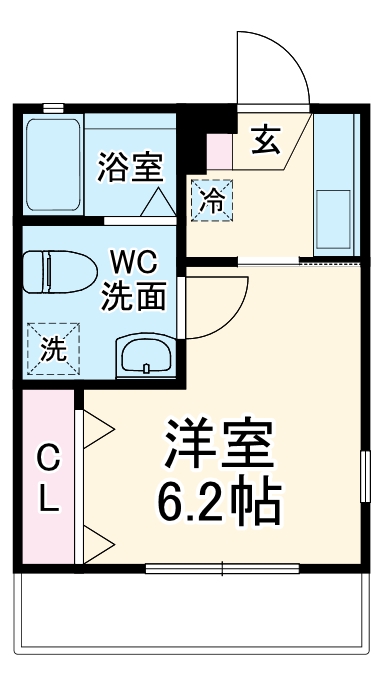 カニス本八幡の間取り