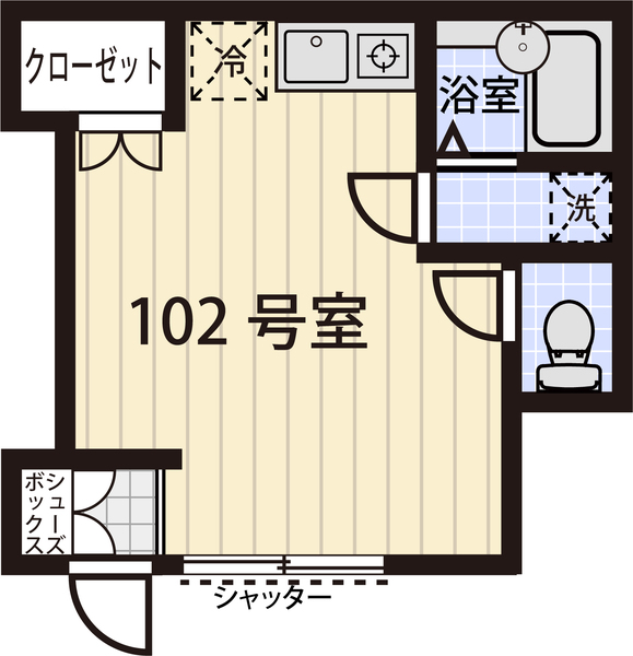セドルハイム志茂の間取り