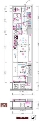 CREST TAPP新横浜Ⅱの間取り