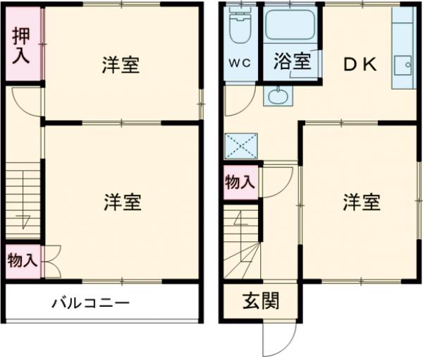メゾンKⅡの間取り