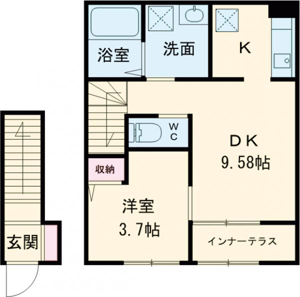 Ｌｉｆｅ’ｓ　ｄｏｏｒ46の間取り