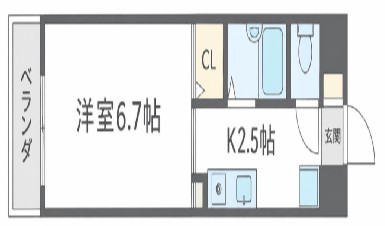 IDEマンション サンフラワーの間取り