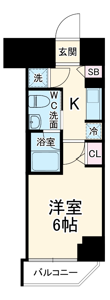 リヴシティ横濱関内の間取り