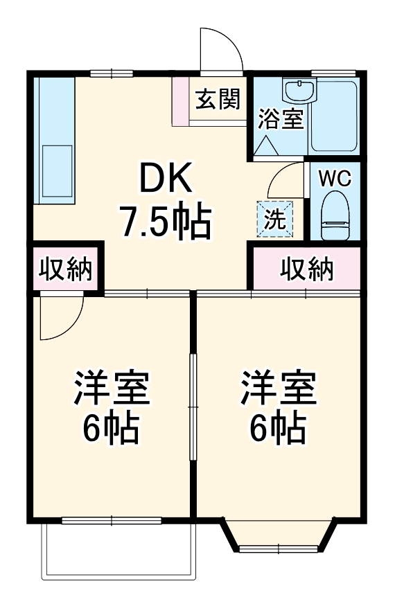 ハイム安井弐番館の間取り