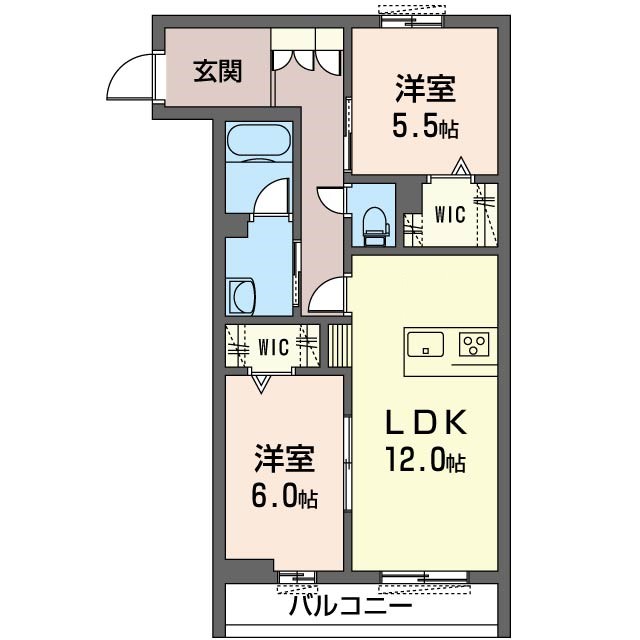 アリスティオの間取り