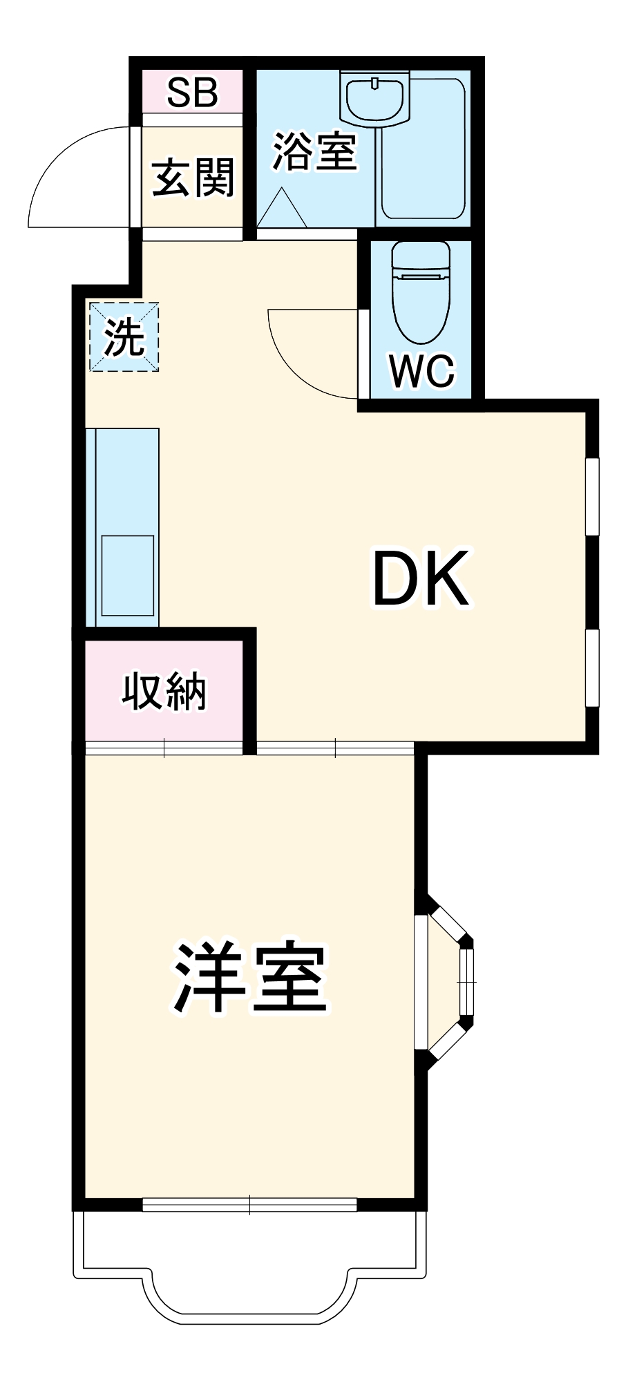 ラフォーレ末長の間取り