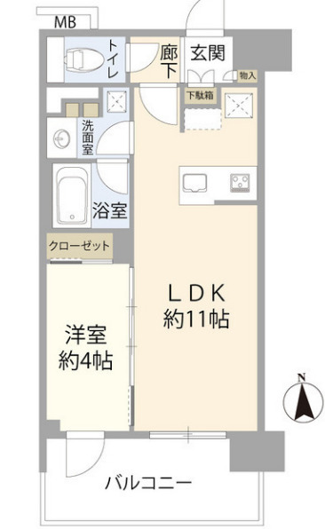 サンクレイドル西所沢の間取り