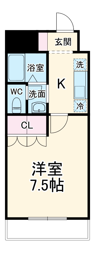 ディアコート・Wの間取り