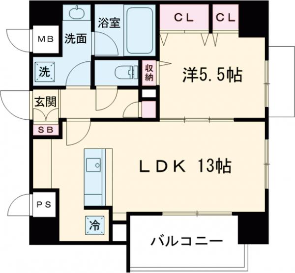 メアヌイ錦糸町の間取り