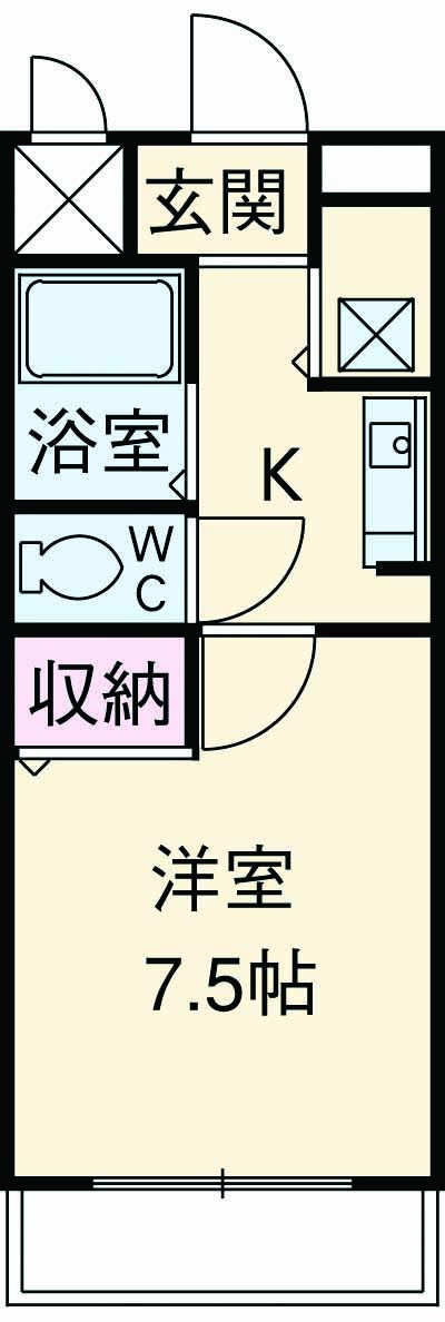 ルシエルの間取り