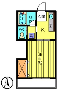 コーポ鈴武の間取り