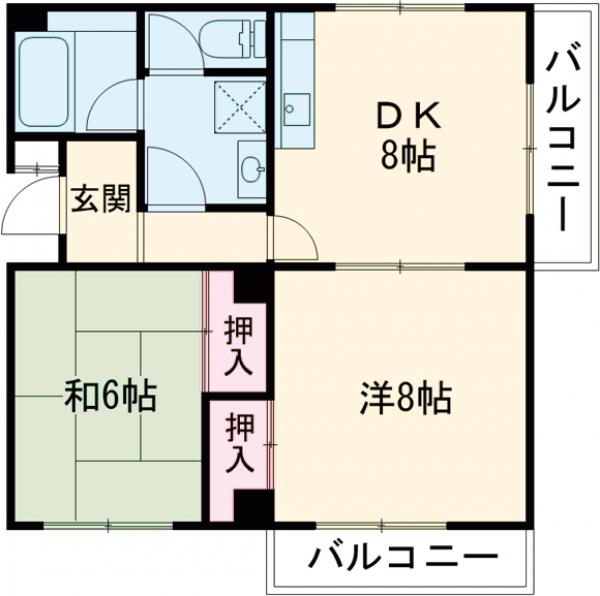 サンコーポT＆Kの間取り