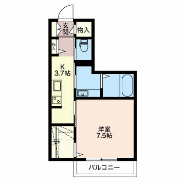 CORE BERTEの間取り