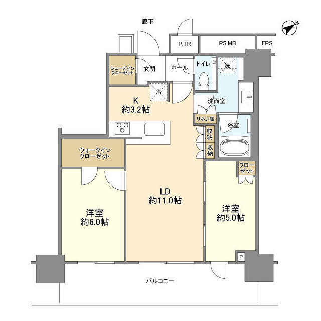 THE TOWER JUJOの間取り