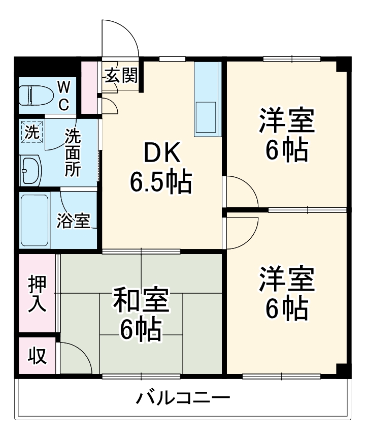 メゾンアンバーの間取り
