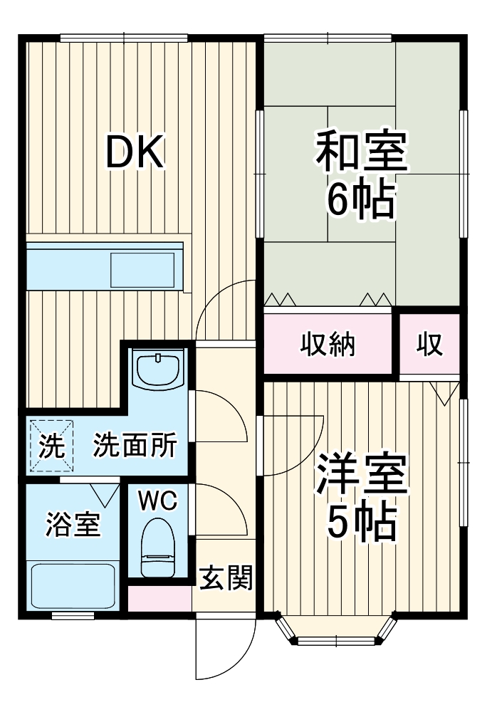 ハイツ湘南の間取り
