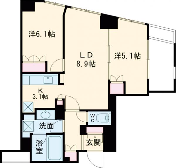 フレンシア田端南の間取り