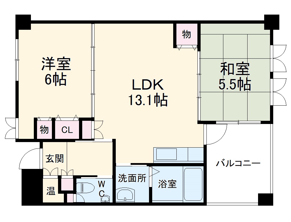 アビタシオンさくらの間取り