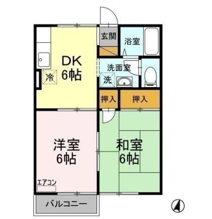 エスペランサCの間取り