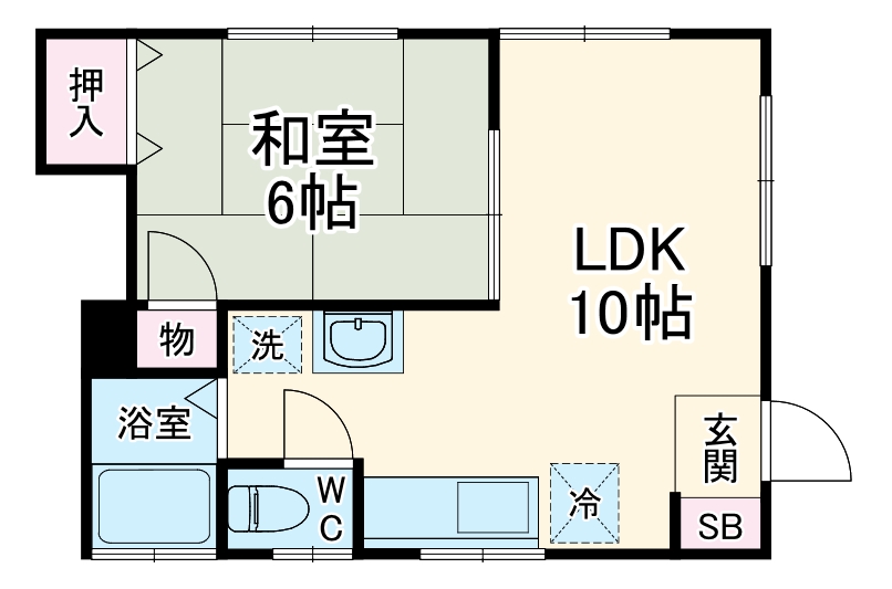 グリーンハイツの間取り