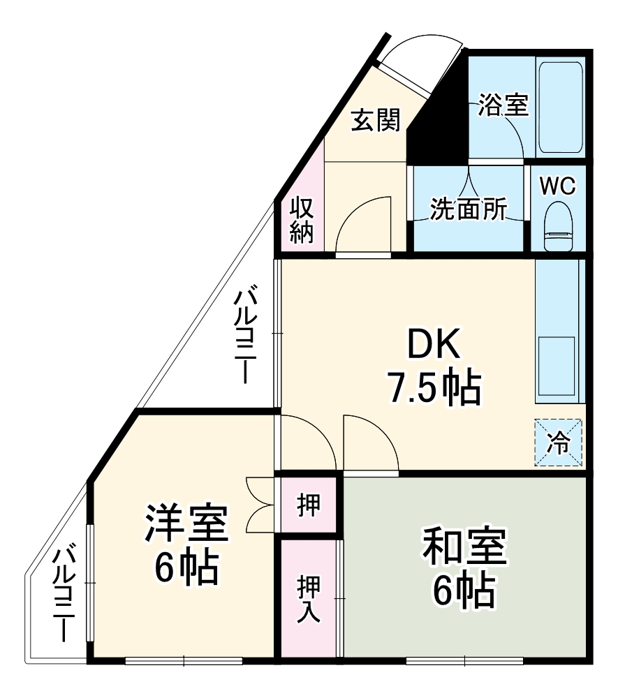 シェルハウス相武台の間取り