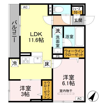 1/6 間取