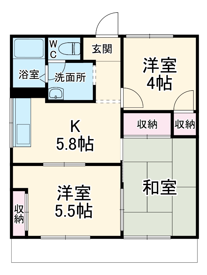 ラ・カージュ原宿の間取り