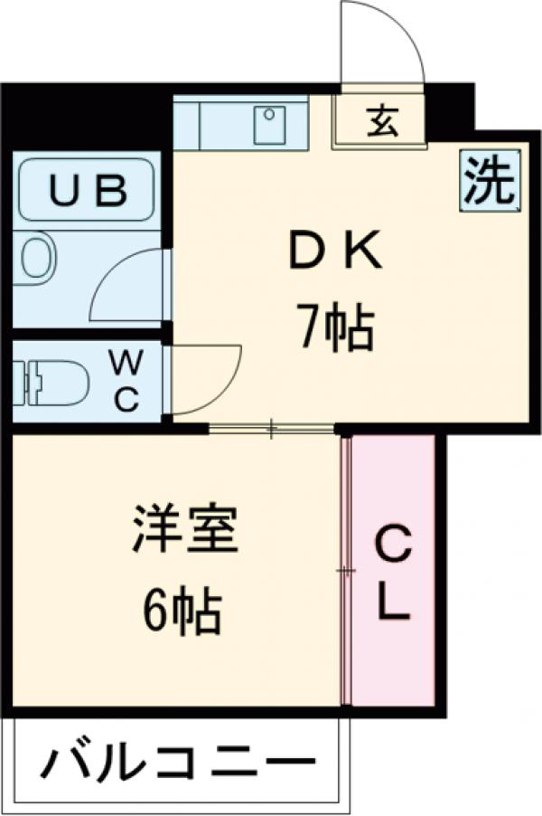 ゲミュート洗足の間取り