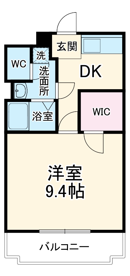 湘南台の完工年月(2004年2月)築の賃貸マンションの間取り
