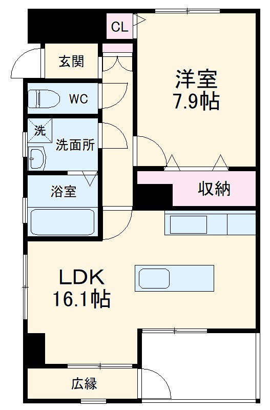 ラトゥール レジュモーの間取り
