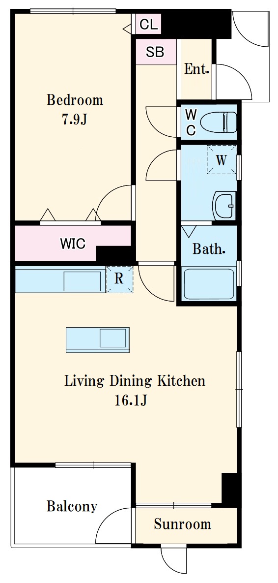 ラトゥール レジュモーの間取り