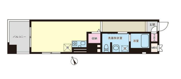 フェリス久里浜の間取り
