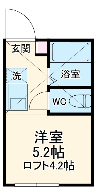 ヒルズ反町Ｂ棟の間取り