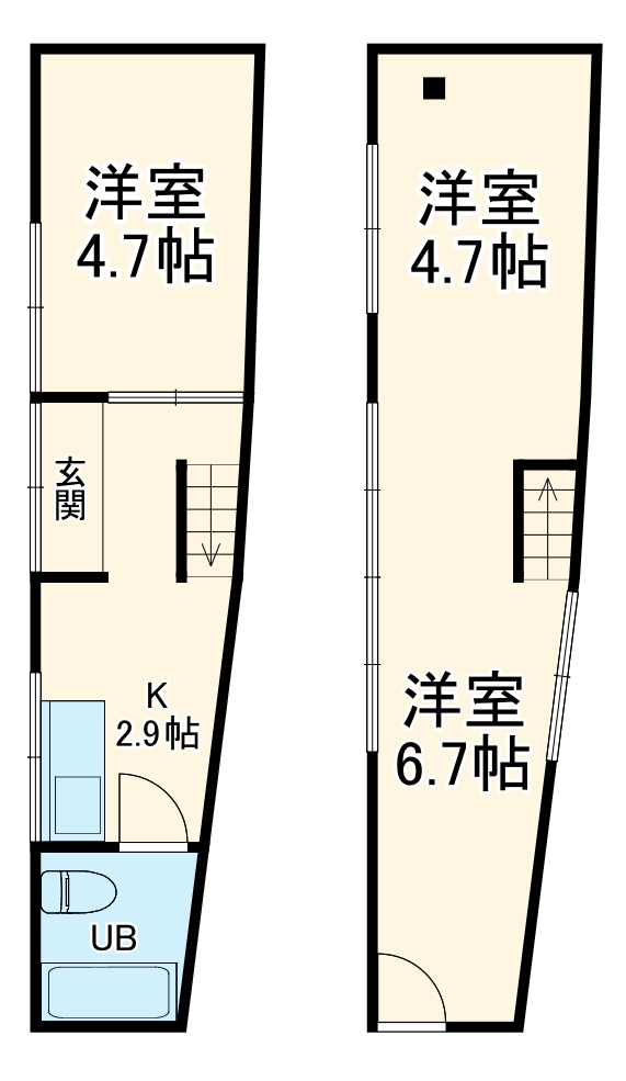上町3丁目戸建の間取り