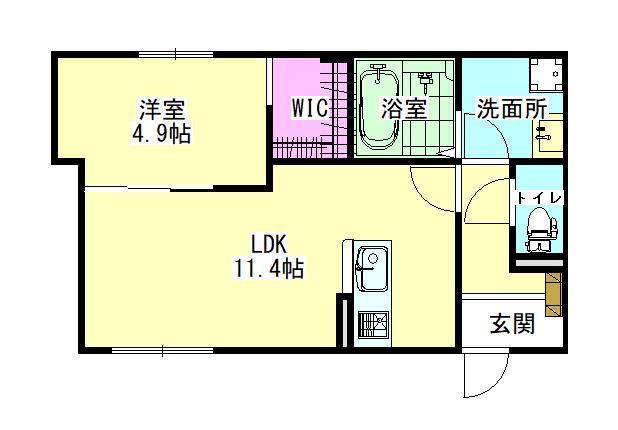 伝馬ルーチェⅡの間取り