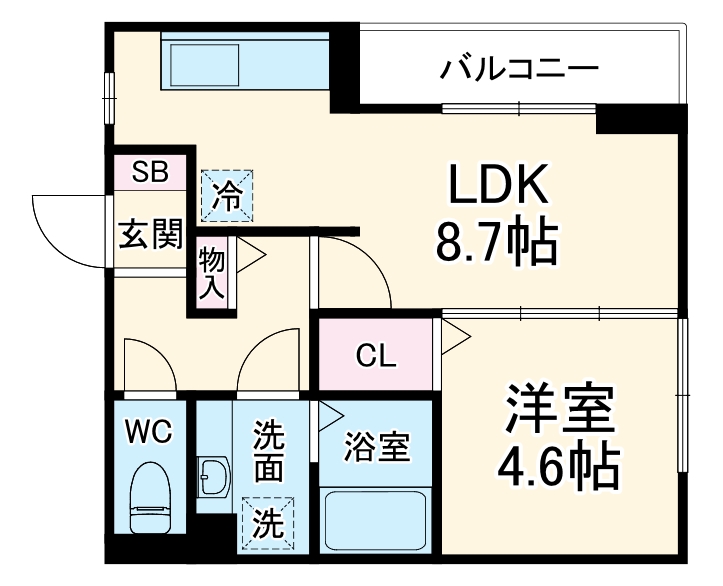 D Paina 田尻町の間取り