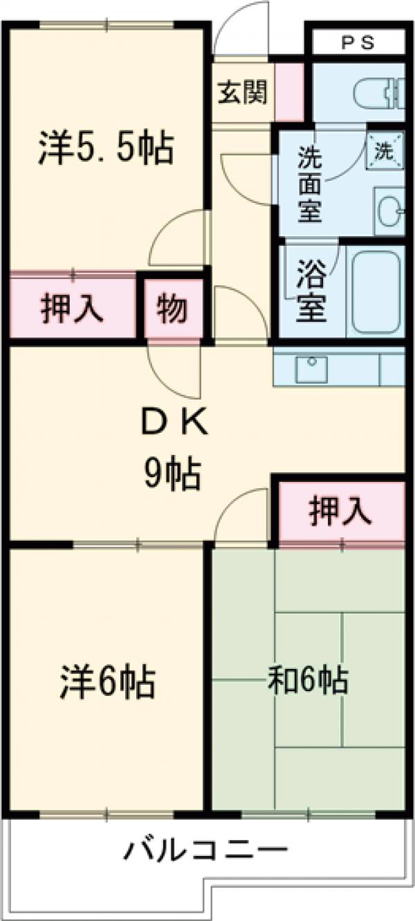 ヴィラ・プルミエールの間取り
