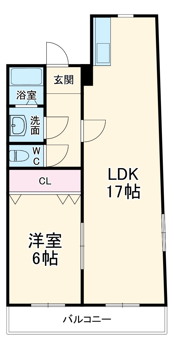 エムプリス上町の間取り
