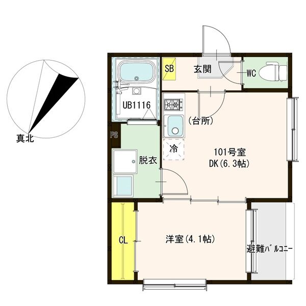 セレビアHATTAの間取り