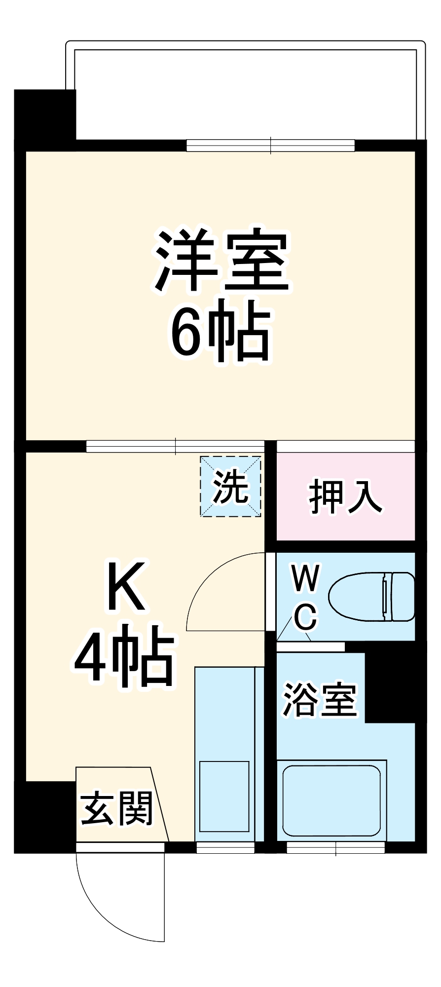 サニーハイツの間取り