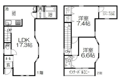 ベルビューamanumaの間取り