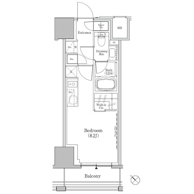 ザ・パークハビオSOHO新横浜の間取り