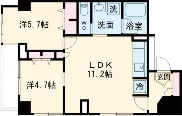 ミリアレジデンス上池袋の間取り