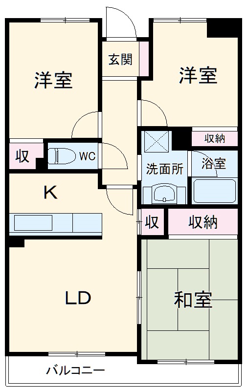 エスボヌールの間取り