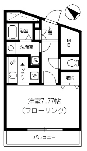メゾンエスポワールの間取り