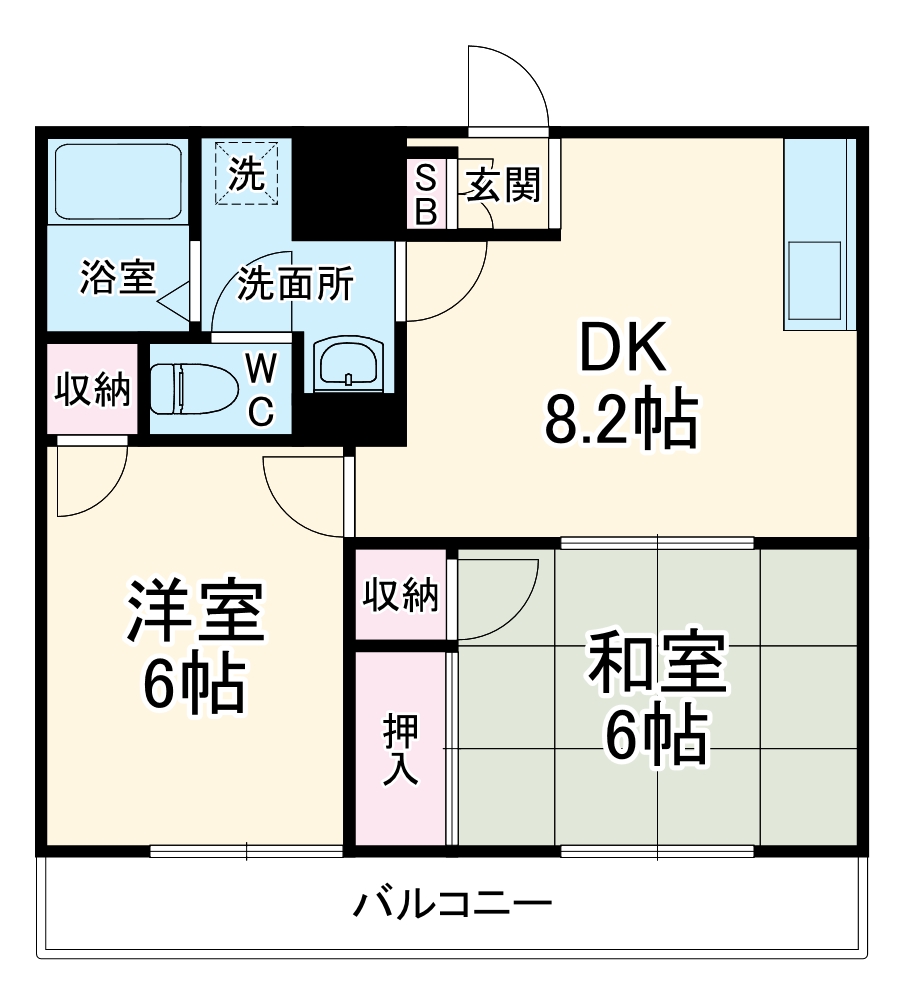 リバーランド守山の間取り