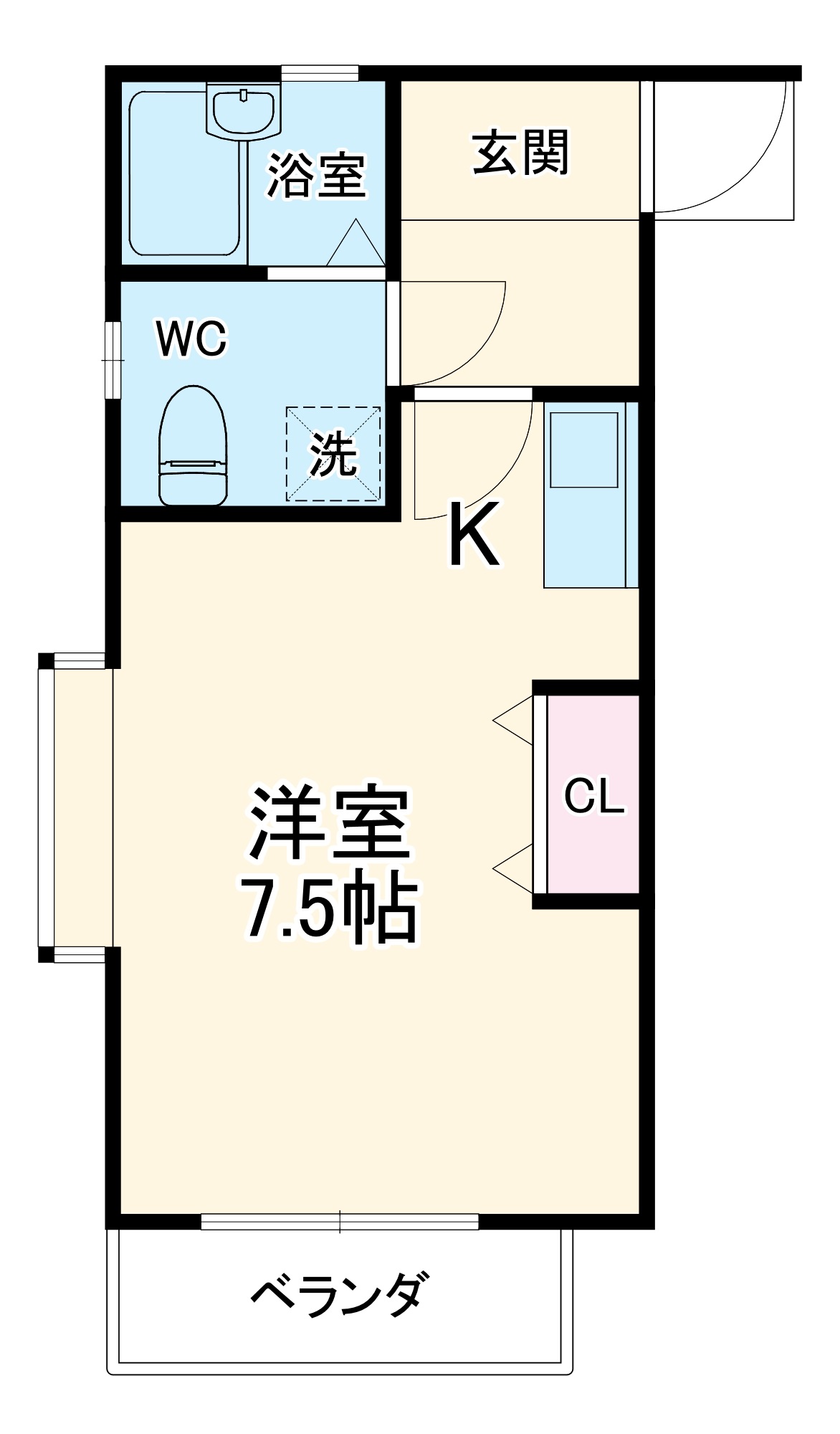 ロワール湘南 Cの間取り
